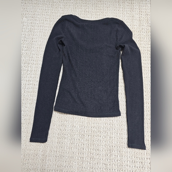 Abercrombie & Fitch Womens Black long sleeve shirt - Picture 5 of 5